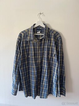Wrangler pánska košeľa XXL + GRÁTIS Rifľová vesta H.I.S. - 3