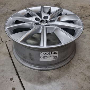 Disky Škoda 5x100 R17 6,5J ET40 - 3