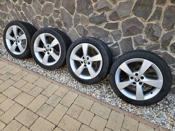 ‼️Alu disky Škoda 5x100 16" +❄️zimné pneu 215/45 R16 - 3