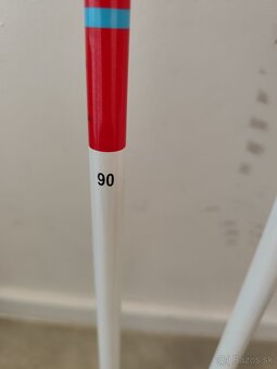 lyžiarky 268cm, lyžiarske palice 80 - 3