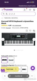 Keyboard Kurzweill KP110 - 3