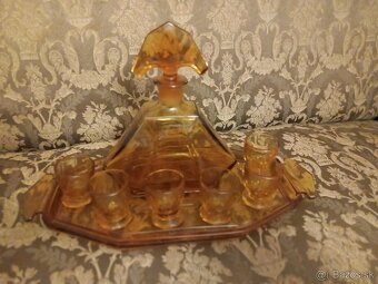 Likérová súprava - art- deco - 3