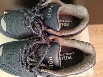 POLO Ralph Lauren detské tenisky /plátené - textil+koža/ - 3