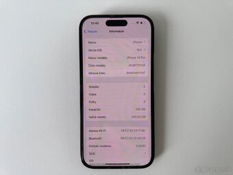 PREDAM/ VYMENIM IPHONE 14 PRO 256GB/ OCHRANNE SKLO/ OBAL - 3