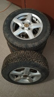 ZIMNÉ PNEU M+S 185/65 R14 PNEU VRANIK + HLINÍKOVÉ DISKY ENZO - 3