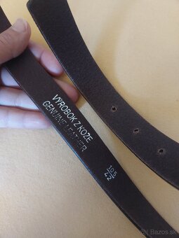 Damsky kozeny opasok 105cm novy - 3