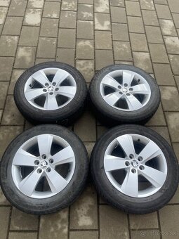 Alu disky 5x100 r15" Škoda Fabia,Kamiq,Scala - 3