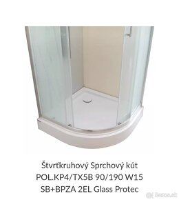 Sprchový kút s vaničkou za 290 eur - 3