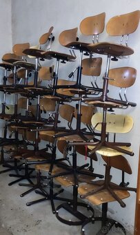 Industriálne stoličky - viac druhov - 3