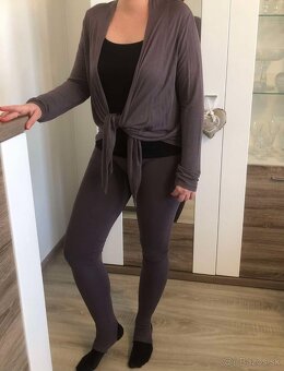 Legíny + kardigan , veľkosť M - 3