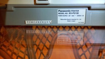 Predám ihličkovú tlačiareň Panasonic - 3