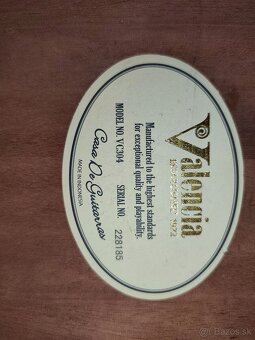 Predám gitaru Valencia - 3