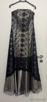 Plesové šaty zlate - 3