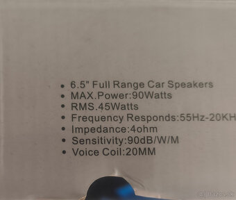 Autoreproduktor 6,5  90w - 3