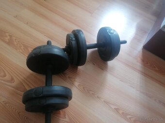 Jednoročné činky 2x15kg - 3