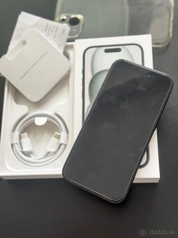 iPhone 15 128GB Black | Top stav - 3