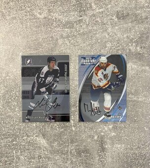 Hokejové podpísané auto karty NHL hráčov - 3