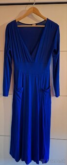 Dámske kráľovsky modré šaty - 3