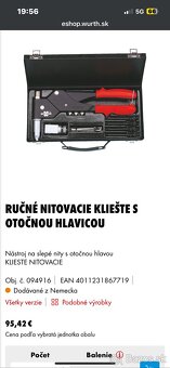 Nitovacie kliešte Würth - 3