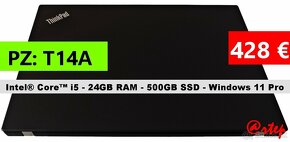 Notebook Lenovo ThinkPad - i5/24GB RAM/500GB SSD/ Win 11 Pro - 3