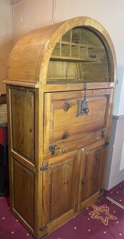 barova komoda, masív, bazar, v134x s134x h53 cm - 3