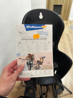 Detská sedačka na bicykel zadná - 3