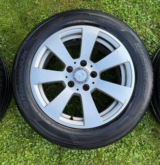 Mercedes disky R16 s letnými pneu 205/55 R16 – 5x112 - 3