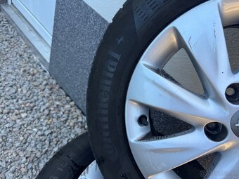 Hliníkové disky Opel Corsa 4x100 r15 + letné 185/65 r15 - 3