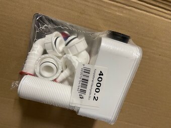 Sifón podomietkový DN50/40 pre napojenie 2 spotrebičov - 3