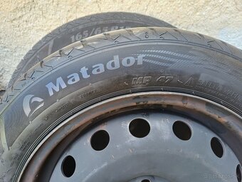 disky 4x100R15 ET50 + letné pneu 165/65R15 Dacia Renault - 3