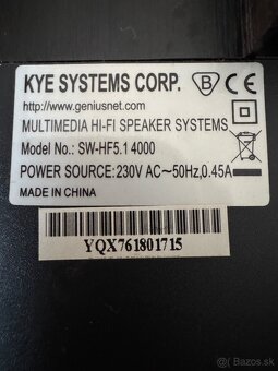 Genius SW-HF5.1 4000 + 2 reproduktory - 3