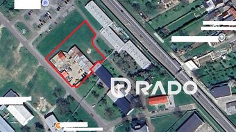 RADO | Pozemok na halu, sklad - 3351 m2 - Trenčín, Biskupice - 3