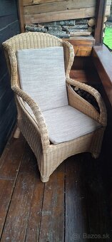 Predám ratanový stolík a kreslo - 3