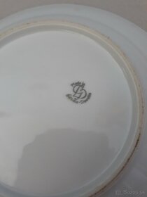 Starý porcelánový tanier - 3