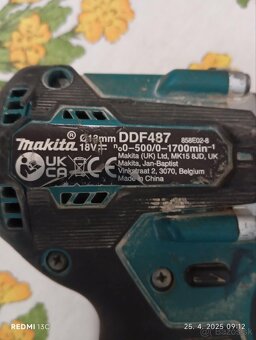Utahovacka aku makita ddf 487 - 3