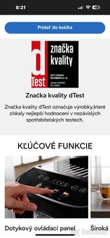 Predám plnoautomatický kávovar Magnifica Evo - 3