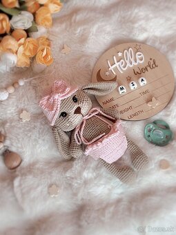 Zajačik amigurumi / Ručná práca - 3
