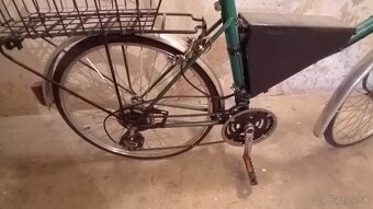 historický bicykel ESKA, plne funkčný, prehadzovačka, výbava - 3