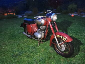 JAWA 250 s TP a ŠPZ - 3