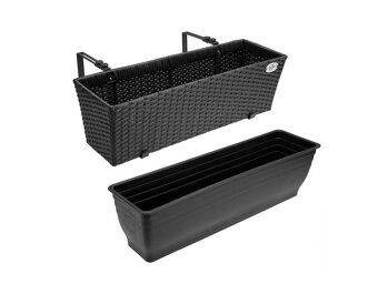 Konferenčný stolík 60 cm zlatý - mramorový vzhľad - 3