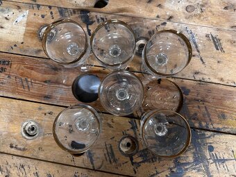 ✨ Vintage sada 6 ks krištáľových pohárov CRISTA - 3