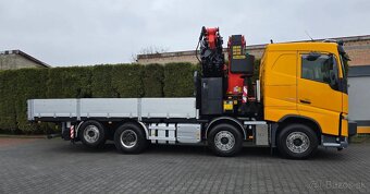 9198 - Volvo FH540 - 8x2 - Valník + HR-Palfinger PK 65002-SH - 3