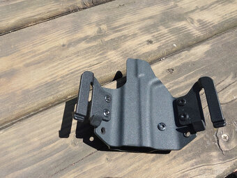 Kydexove Puzdro Glock 43x Rail - Black Trident - 3
