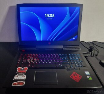HP omen 17" 6gb grafika 1060TI - 3