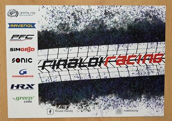 Ferrari Rinaldi Racing autogramkarta originální autogramy - 3