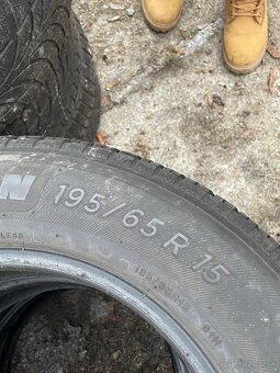 MICHELIN 195/65/r15 zimné - 3