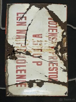 Plechové tabule, smaltovné tabule - 3