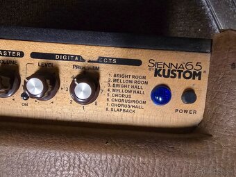 Predám 120W gitarové kombo Kustom Sienna65 - 3