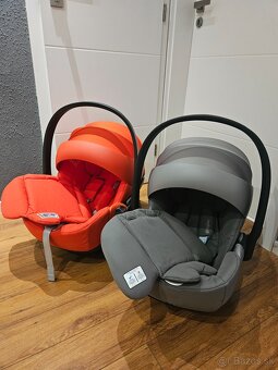 Cybex Cloud vajicka cervene a sede - 3