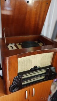 Starožitný rádio - gramofón - 3